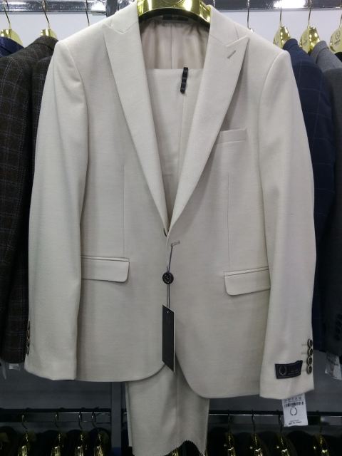 men suit wholesale polyviscon white